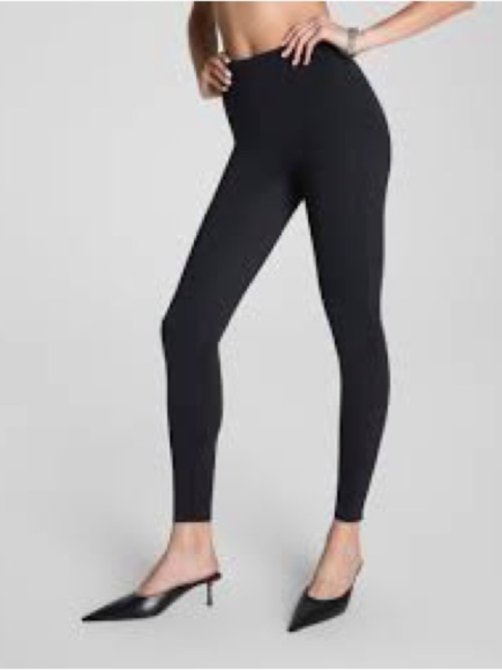 NWT Spanx Shape Scuba Shaping Tummy Control Leggings Size L
